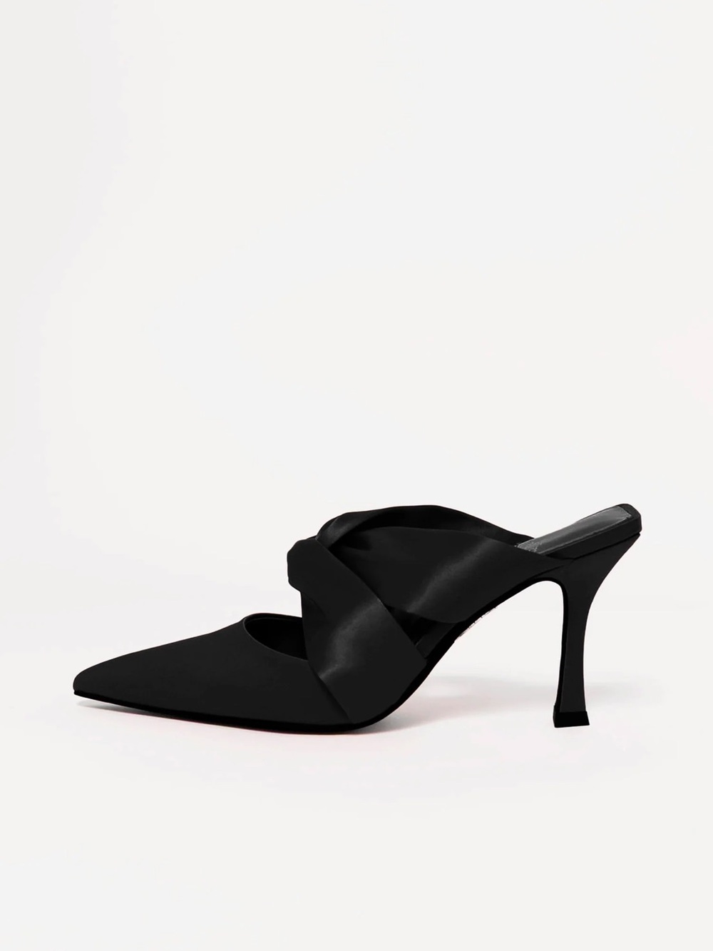 JEFFREY CAMBELL Tied Up Satin Mule
